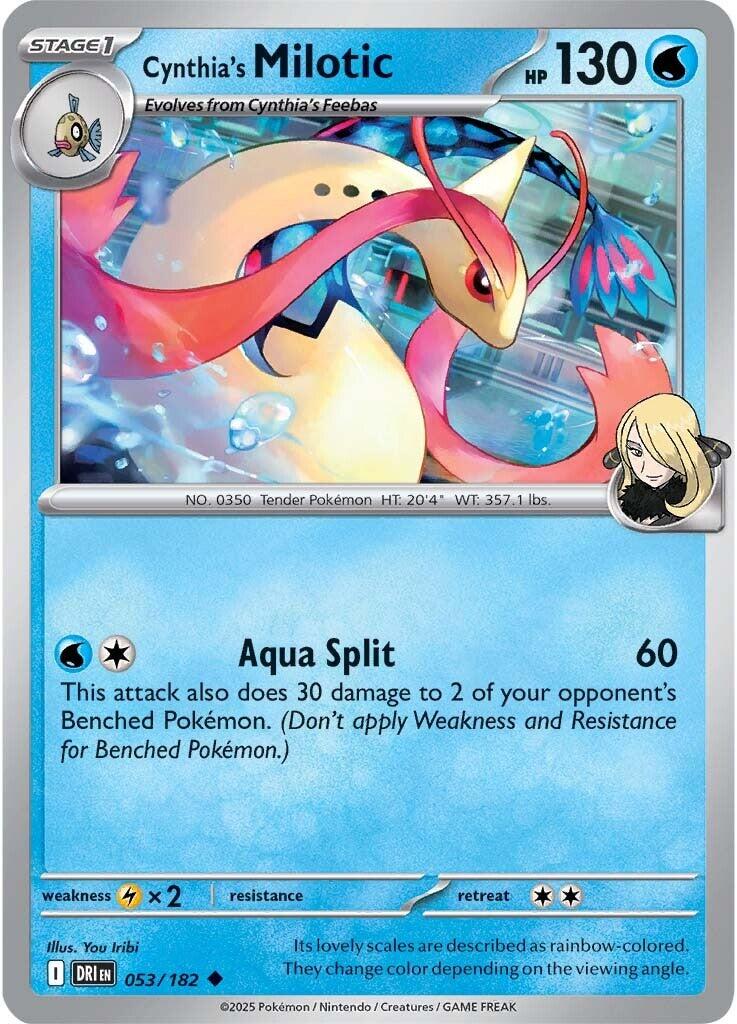 Cynthia's Milotic (053/182) [Scarlet & Violet: Destined Rivals] | Card Citadel