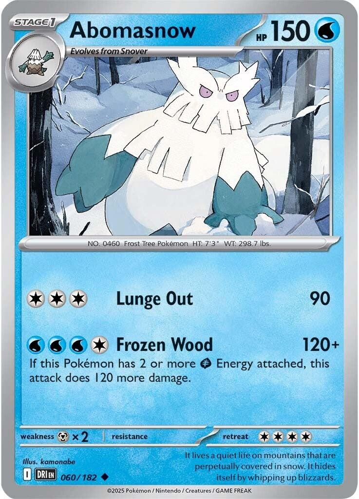 Abomasnow (060/182) [Scarlet & Violet: Destined Rivals] | Card Citadel