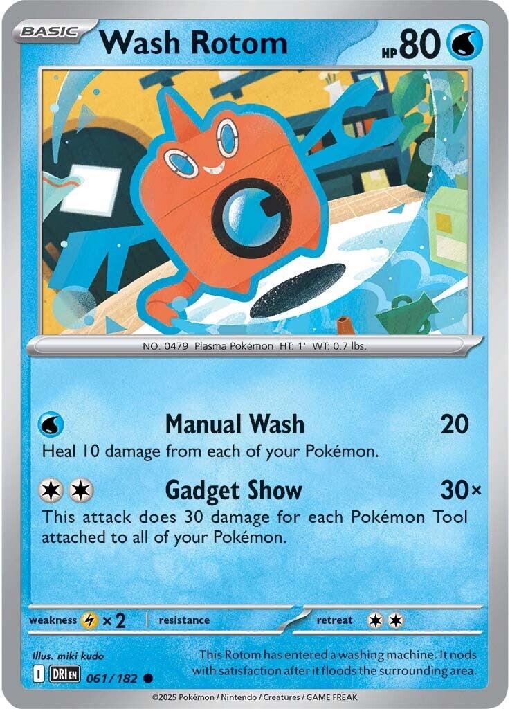Wash Rotom (061/182) [Scarlet & Violet: Destined Rivals] | Card Citadel