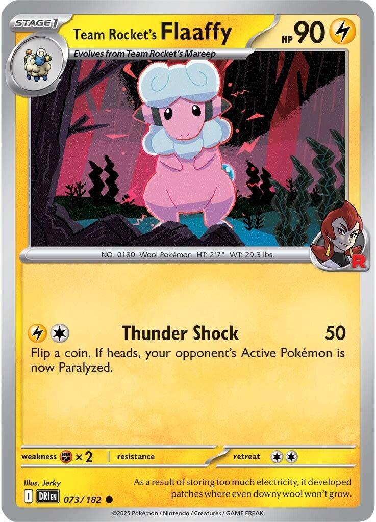 Team Rocket's Flaaffy (073/182) [Scarlet & Violet: Destined Rivals] | Card Citadel