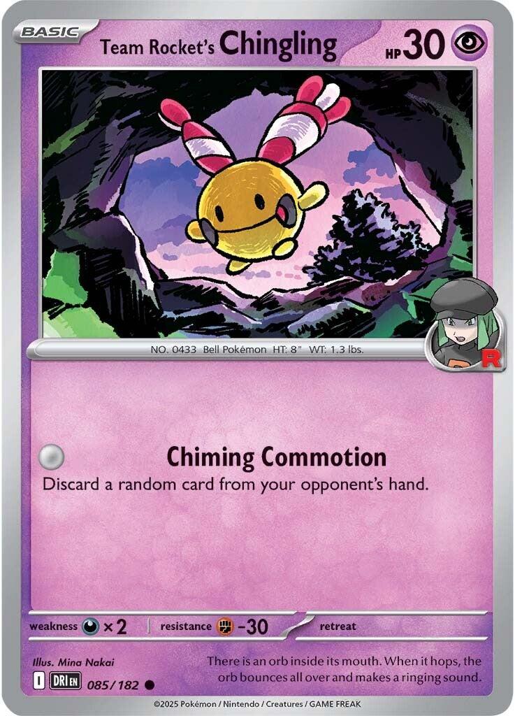 Team Rocket's Chingling (085/182) [Scarlet & Violet: Destined Rivals] | Card Citadel