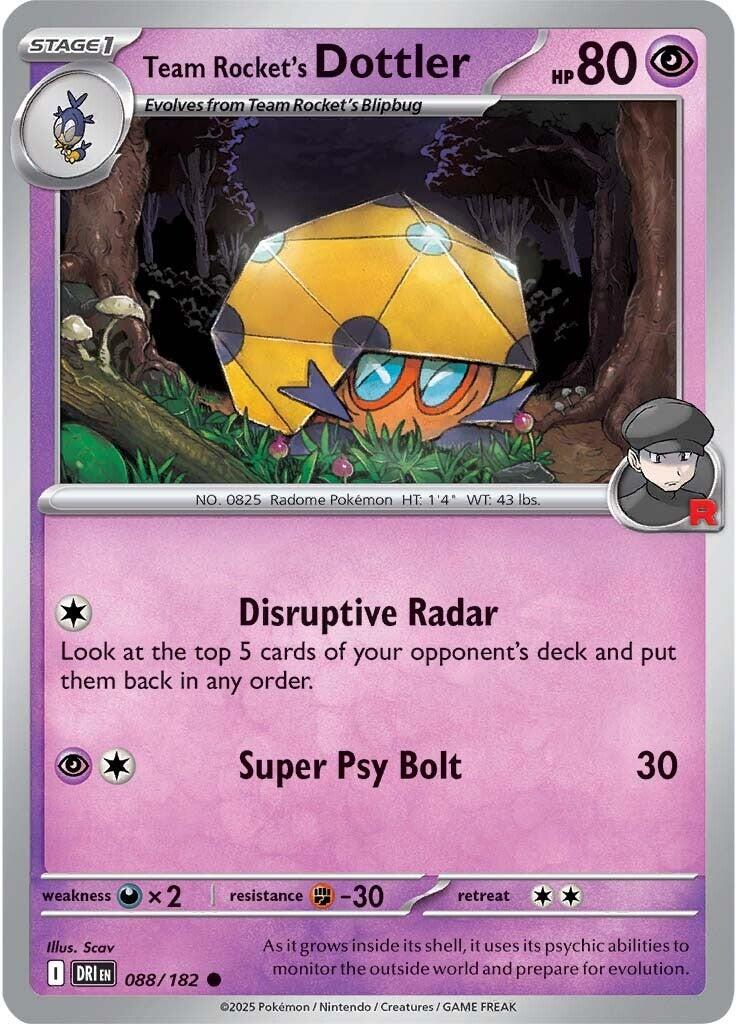 Team Rocket's Dottler (088/182) [Scarlet & Violet: Destined Rivals] | Card Citadel