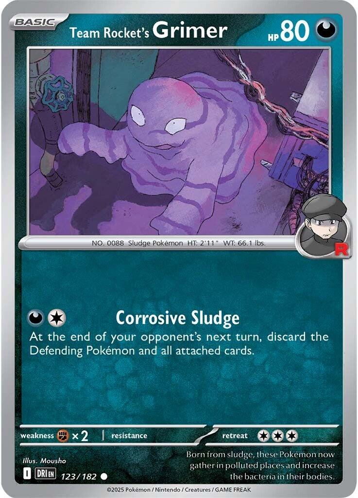 Team Rocket's Grimer (123/182) [Scarlet & Violet: Destined Rivals] | Card Citadel