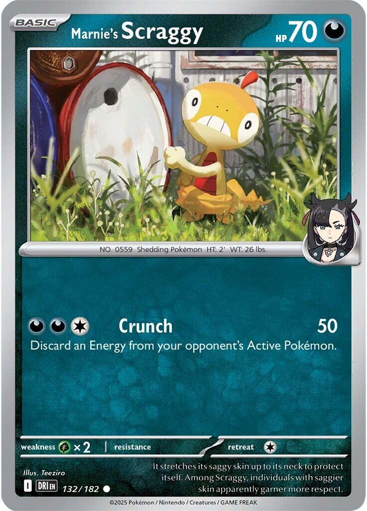 Marnie's Scraggy (132/182) [Scarlet & Violet: Destined Rivals] | Card Citadel