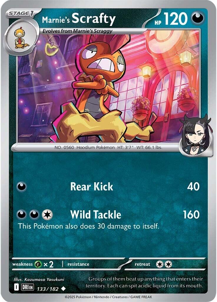 Marnie's Scrafty (133/182) [Scarlet & Violet: Destined Rivals] | Card Citadel
