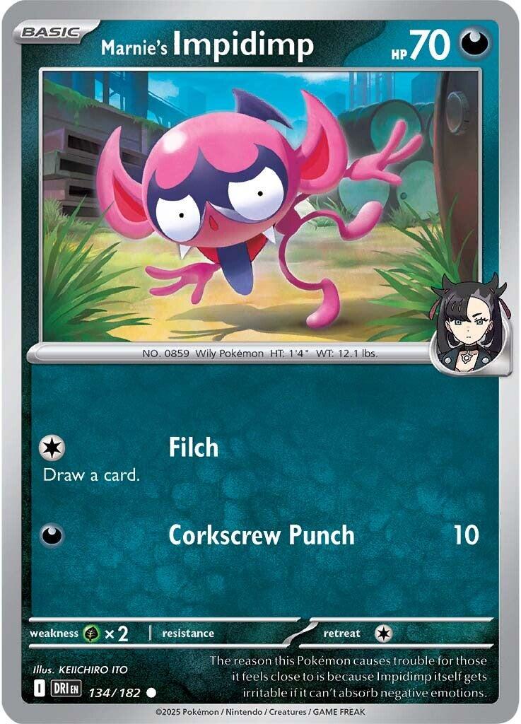 Marnie's Impidimp (134/182) [Scarlet & Violet: Destined Rivals] | Card Citadel