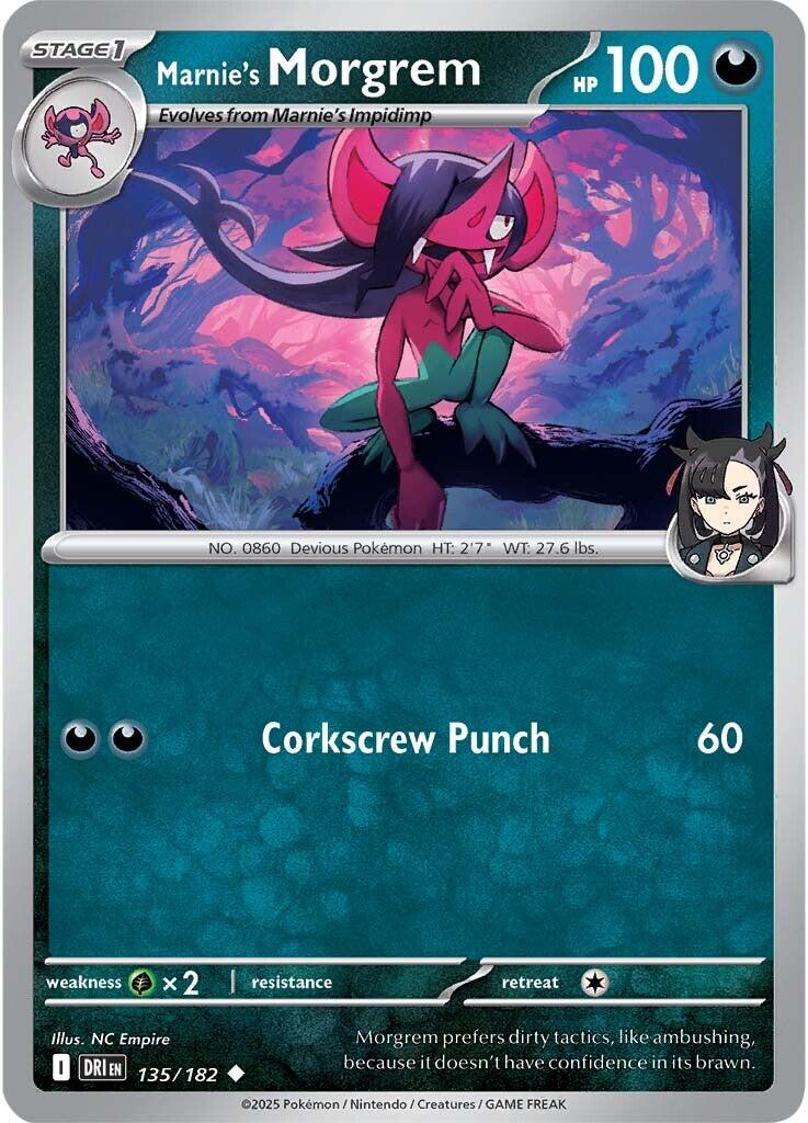 Marnie's Morgrem (135/182) [Scarlet & Violet: Destined Rivals] | Card Citadel