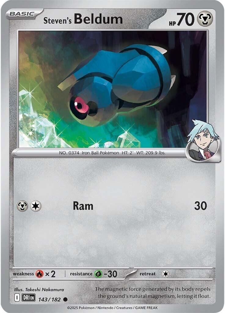 Steven's Beldum (143/182) [Scarlet & Violet: Destined Rivals] | Card Citadel