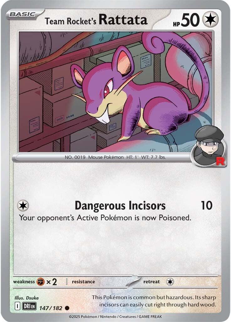 Team Rocket's Rattata (147/182) [Scarlet & Violet: Destined Rivals] | Card Citadel