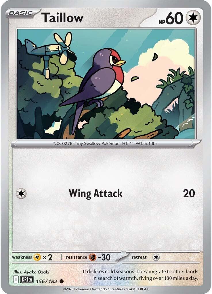 Taillow (156/182) [Scarlet & Violet: Destined Rivals] | Card Citadel