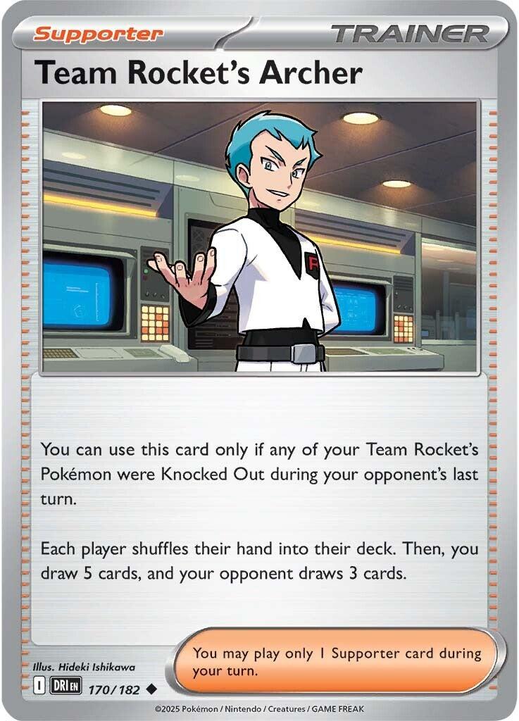 Team Rocket's Archer (170/182) [Scarlet & Violet: Destined Rivals] | Card Citadel