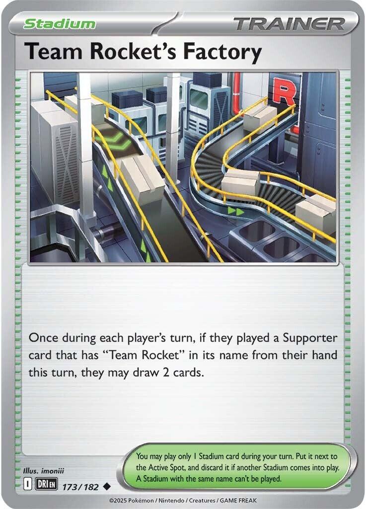 Team Rocket's Factory (173/182) [Scarlet & Violet: Destined Rivals] | Card Citadel