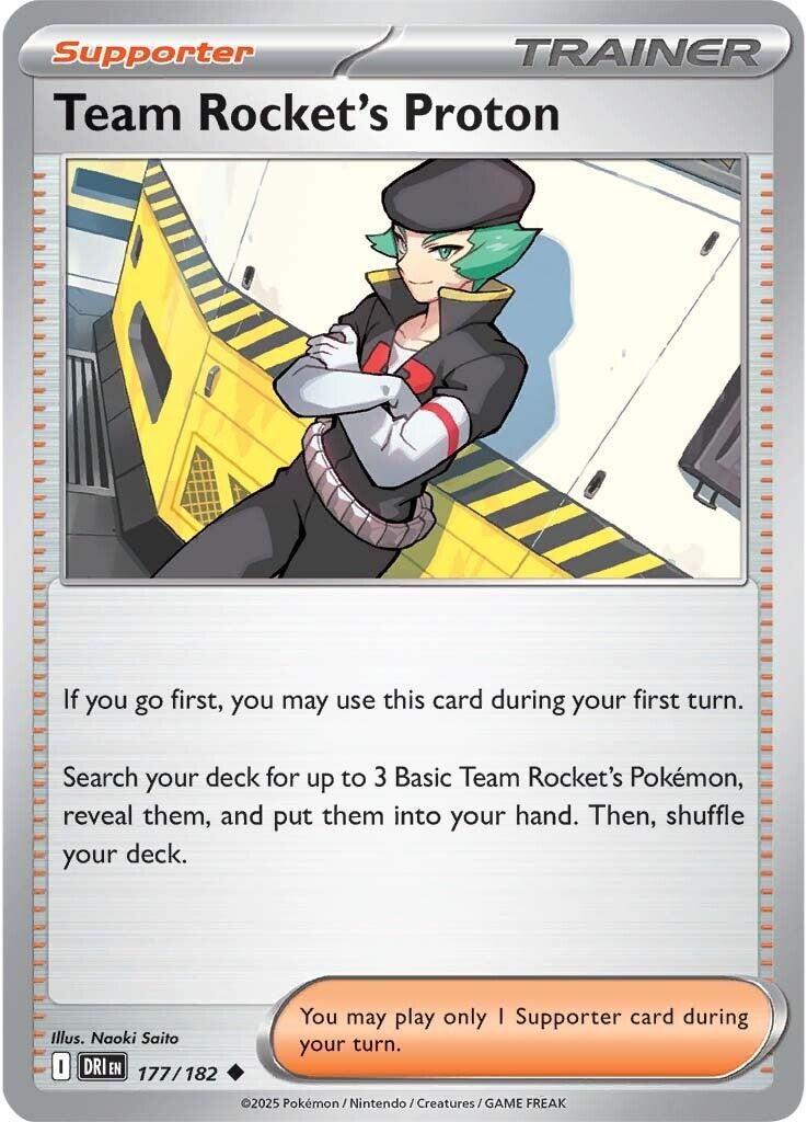 Team Rocket's Proton (177/182) [Scarlet & Violet: Destined Rivals] | Card Citadel