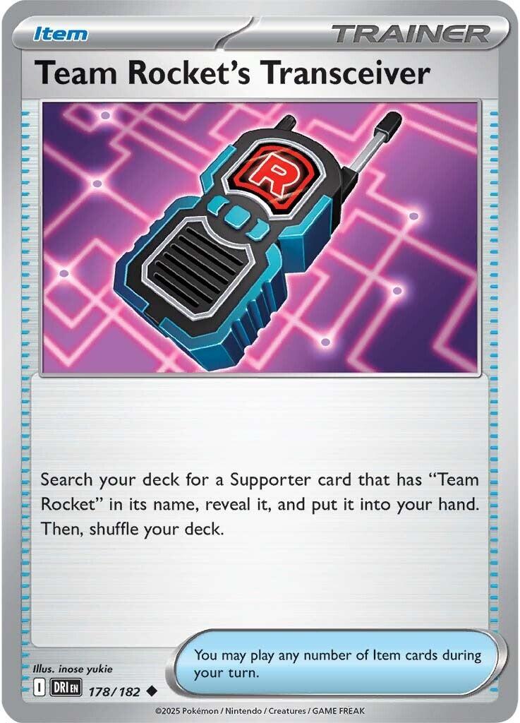 Team Rocket's Transceiver (178/182) [Scarlet & Violet: Destined Rivals] | Card Citadel