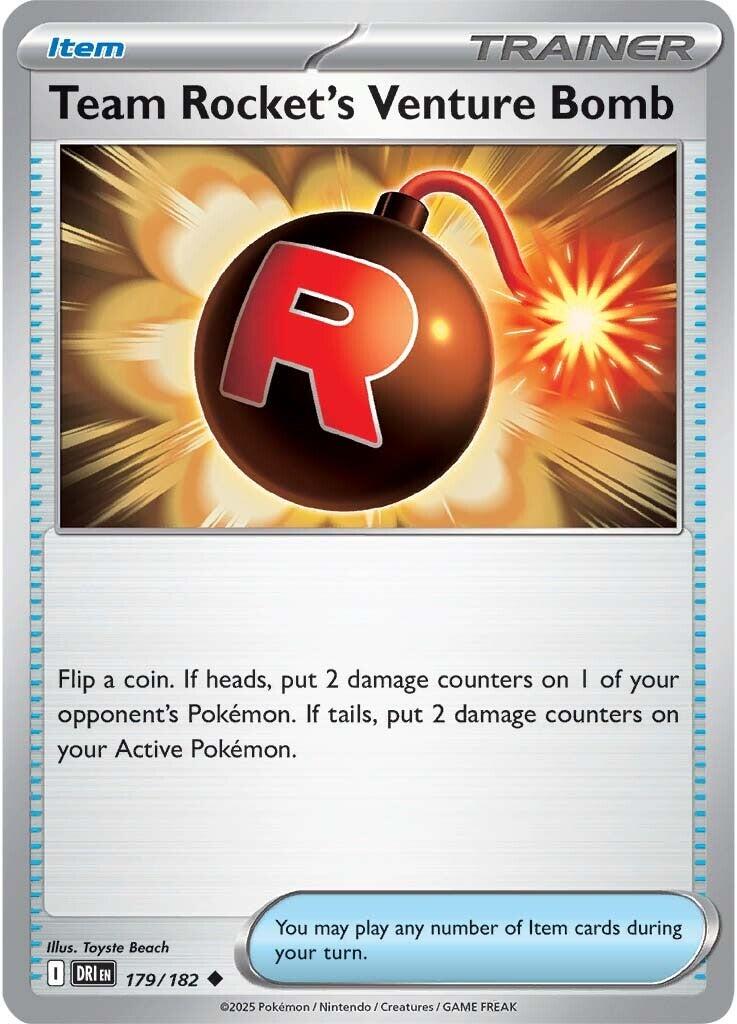 Team Rocket's Venture Bomb (179/182) [Scarlet & Violet: Destined Rivals] | Card Citadel