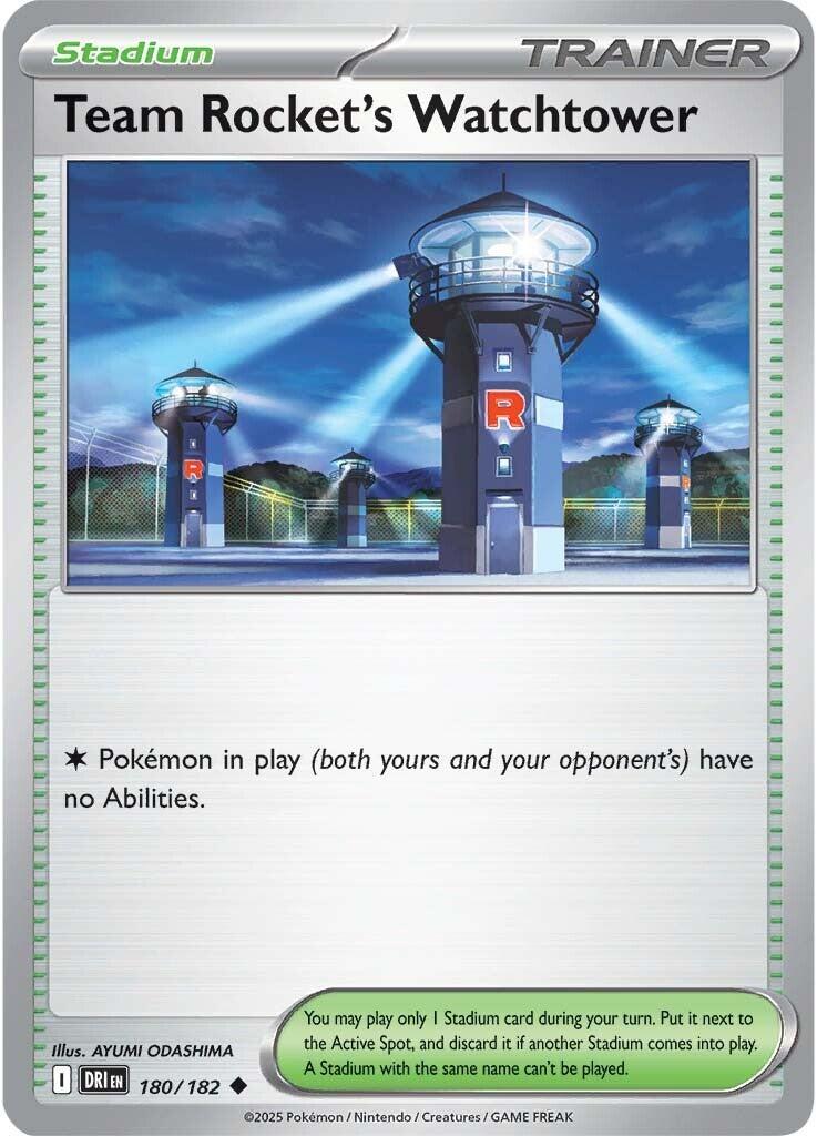 Team Rocket's Watchtower (180/182) [Scarlet & Violet: Destined Rivals] | Card Citadel