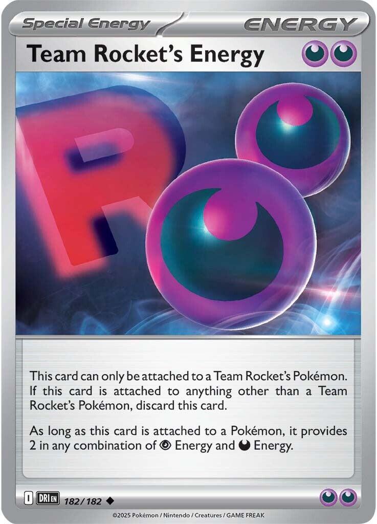 Team Rocket's Energy (182/182) [Scarlet & Violet: Destined Rivals] | Card Citadel