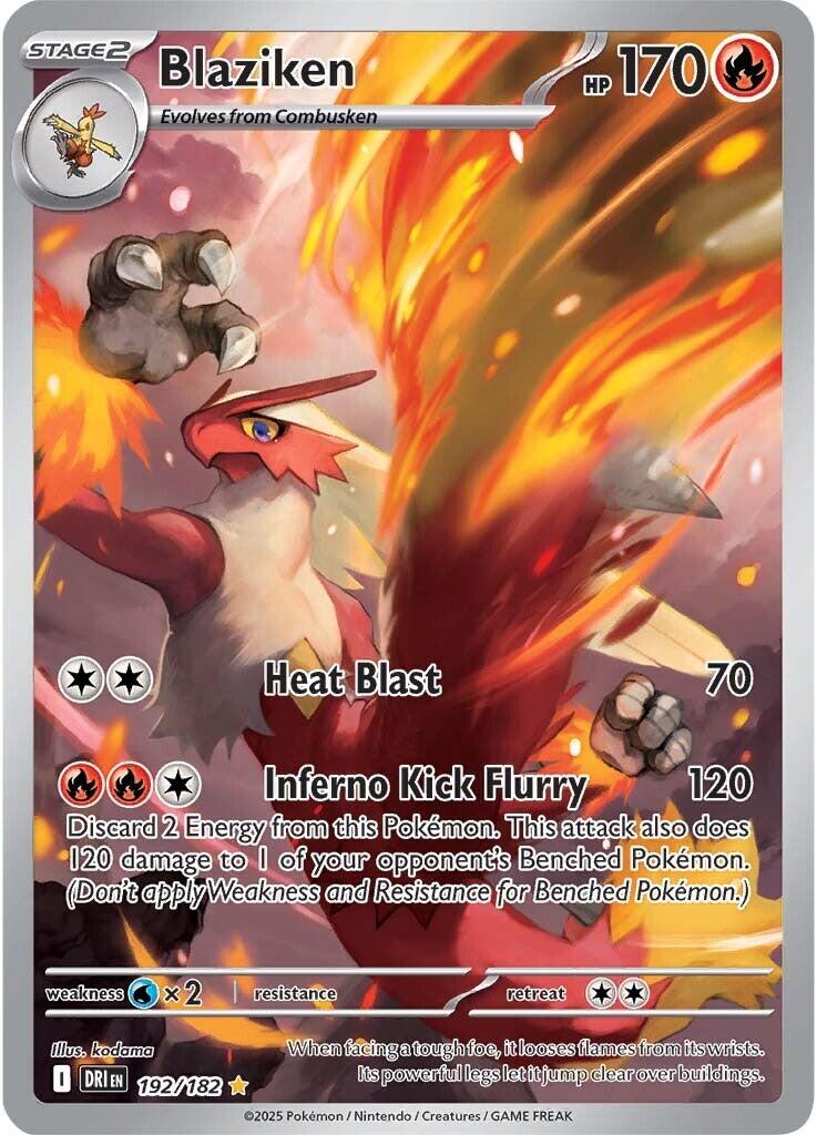 Blaziken (192/182) [Scarlet & Violet: Destined Rivals] | Card Citadel