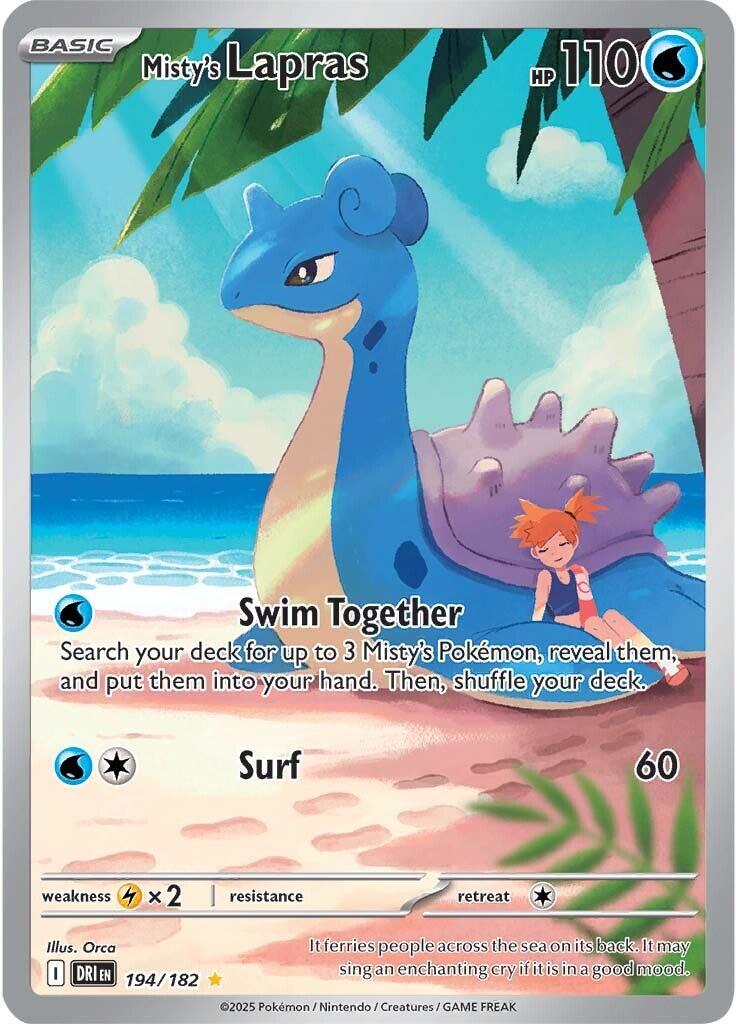Misty's Lapras (194/182) [Scarlet & Violet: Destined Rivals] | Card Citadel