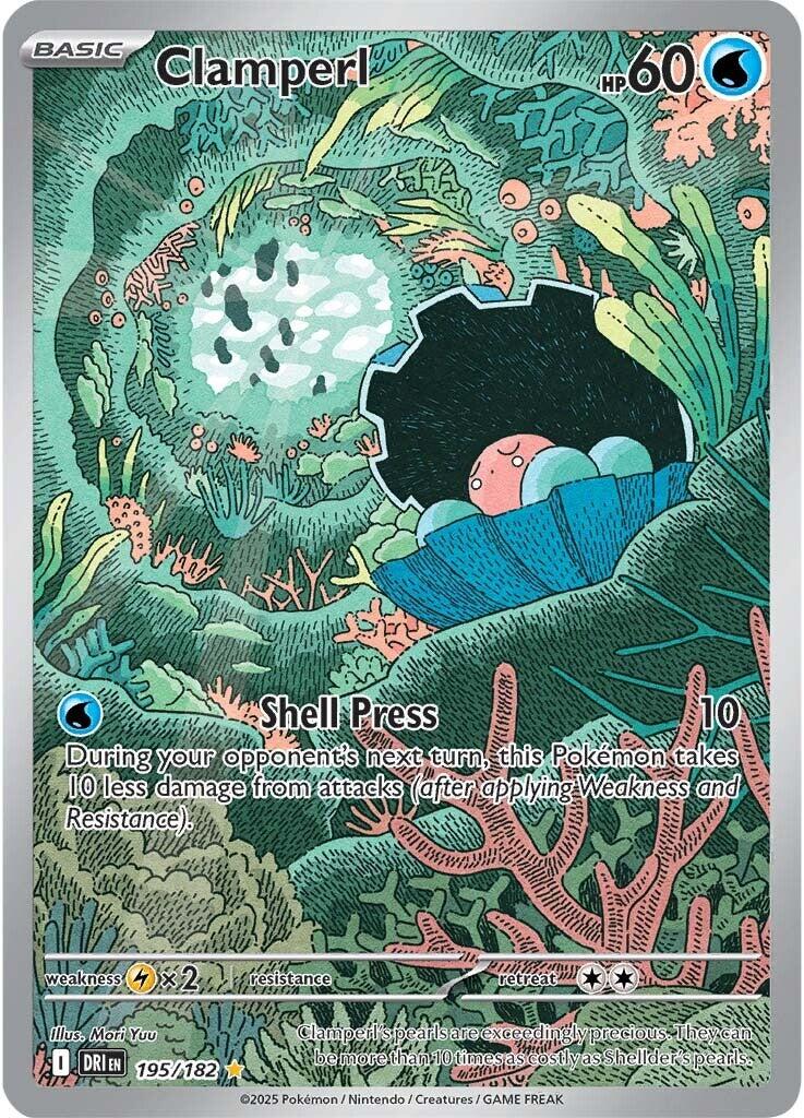 Clamperl (195/182) [Scarlet & Violet: Destined Rivals] | Card Citadel