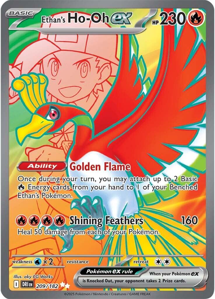 Ethan's Ho-Oh ex (209/182) [Scarlet & Violet: Destined Rivals] | Card Citadel