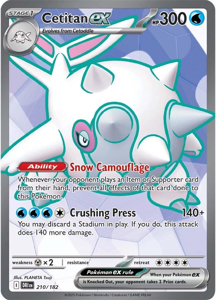 Cetitan ex (210/182) [Scarlet & Violet: Destined Rivals] | Card Citadel
