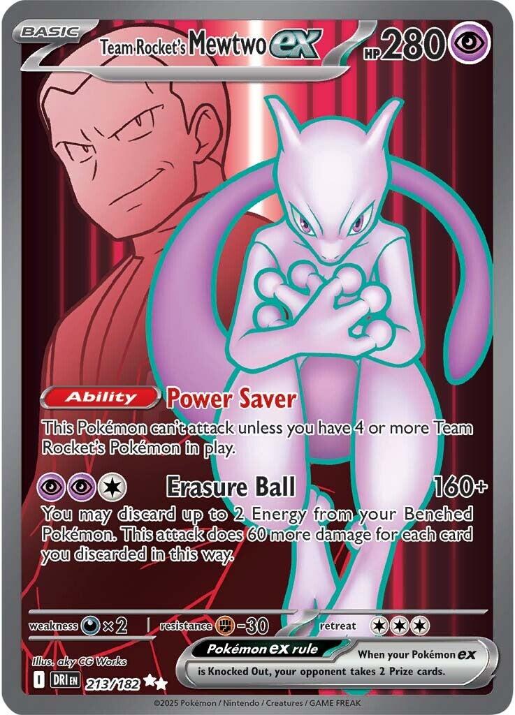 Team Rocket's Mewtwo ex (213/182) [Scarlet & Violet: Destined Rivals] | Card Citadel