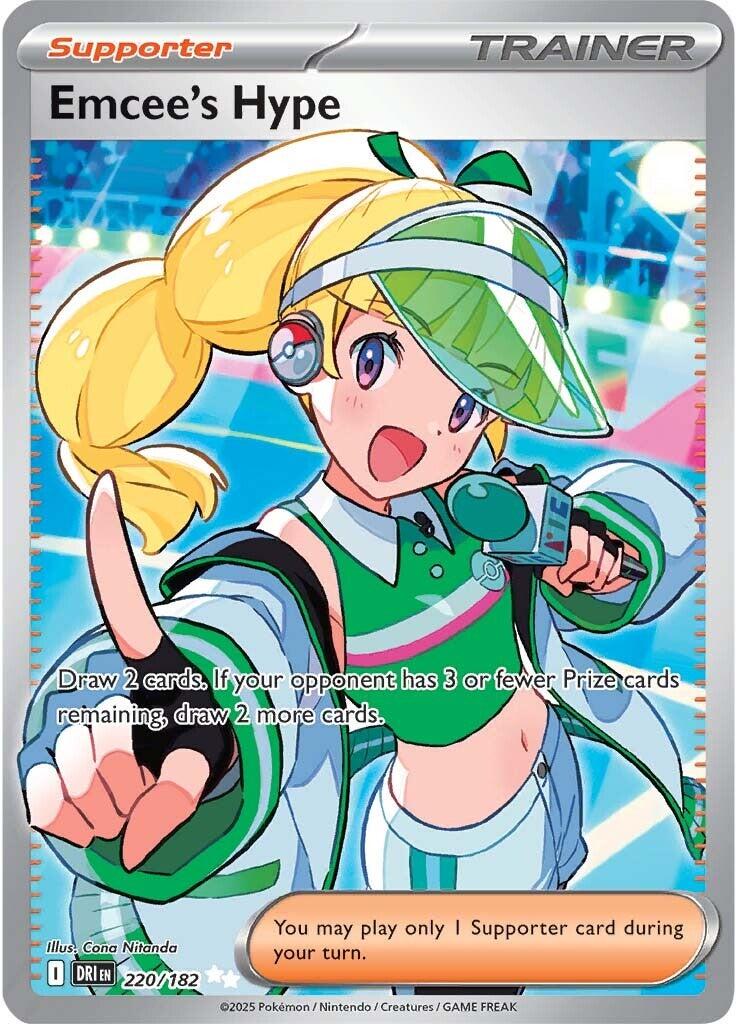 Emcee's Hype (220/182) [Scarlet & Violet: Destined Rivals] | Card Citadel