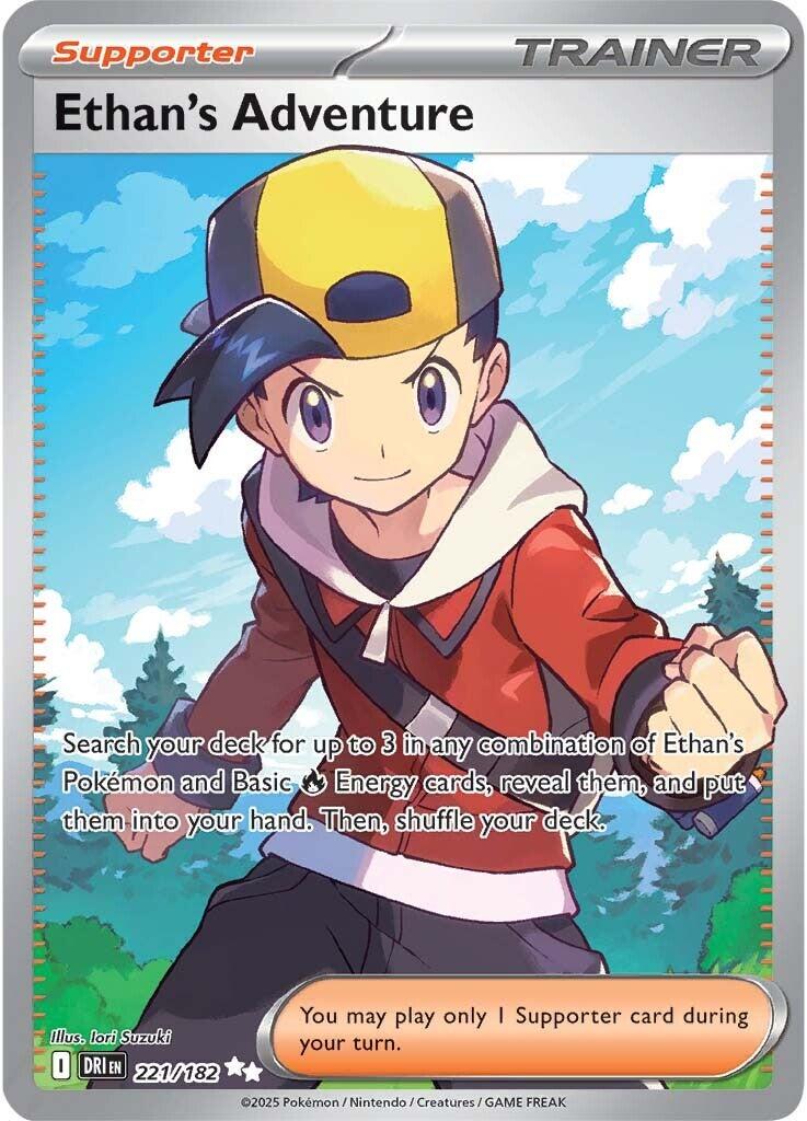 Ethan's Adventure (221/182) [Scarlet & Violet: Destined Rivals] | Card Citadel