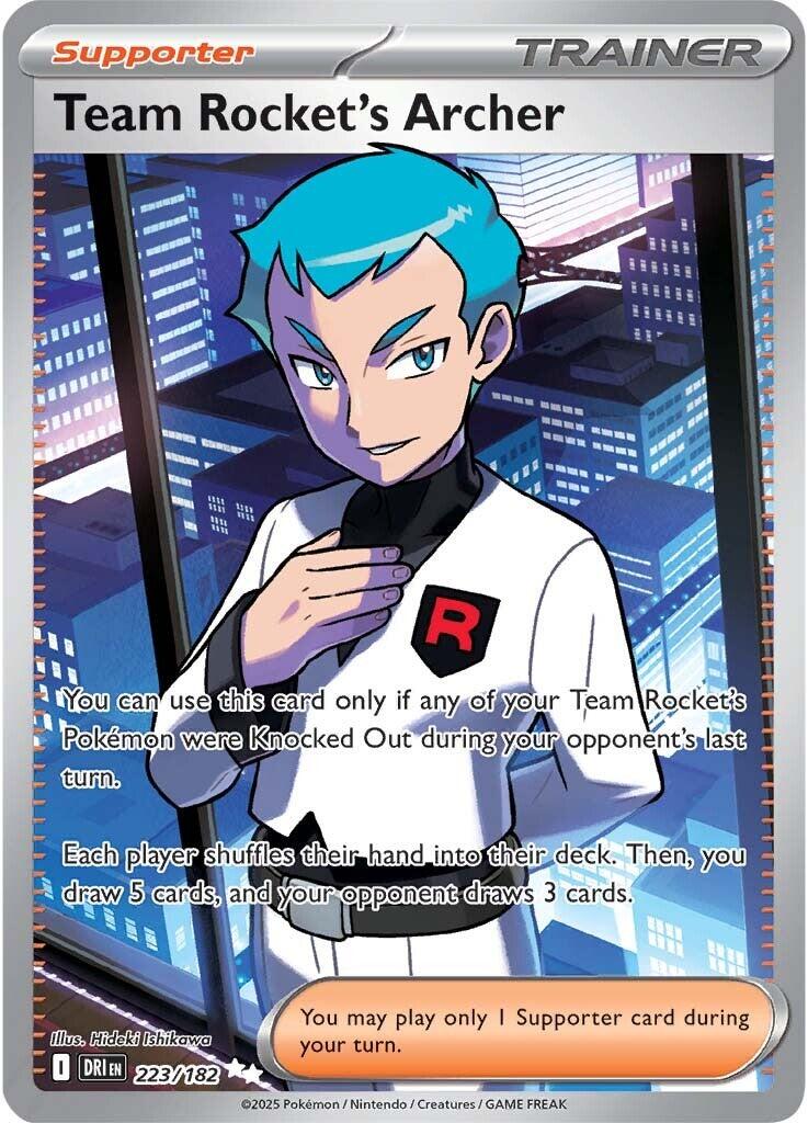 Team Rocket's Archer (223/182) [Scarlet & Violet: Destined Rivals] | Card Citadel