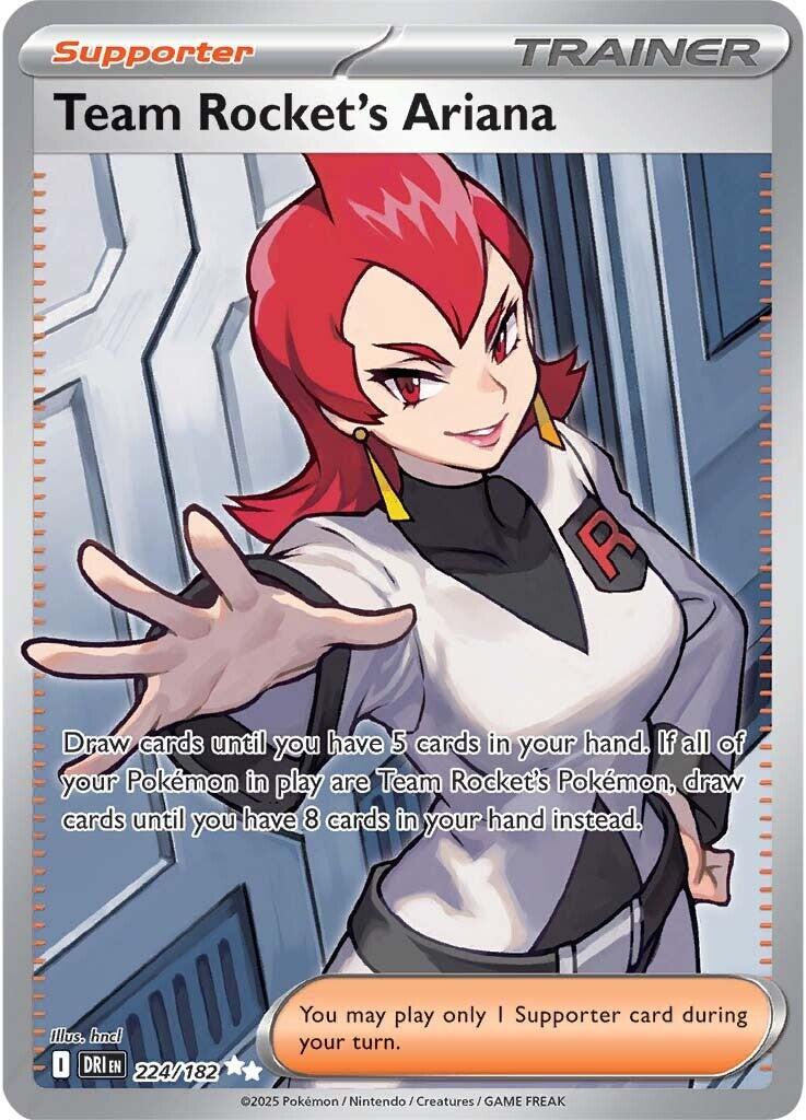 Team Rocket's Ariana (224/182) [Scarlet & Violet: Destined Rivals] | Card Citadel