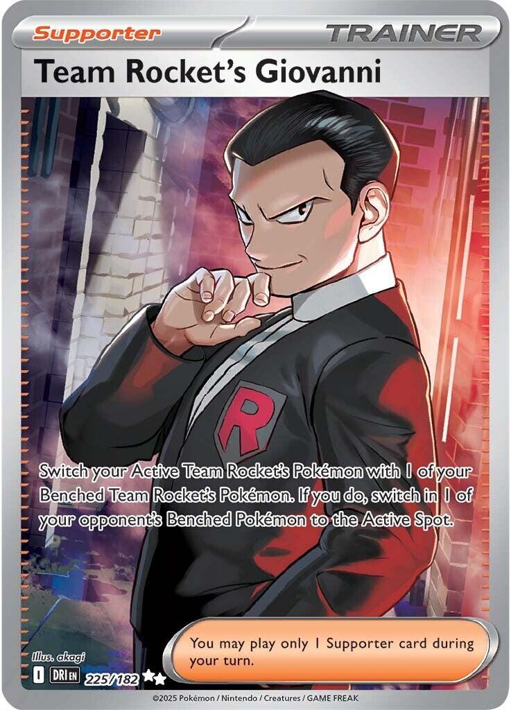 Team Rocket's Giovanni (225/182) [Scarlet & Violet: Destined Rivals] | Card Citadel
