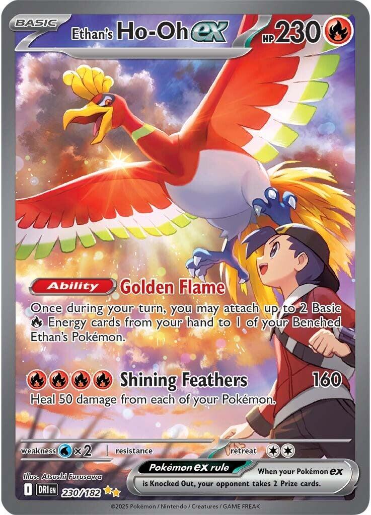 Ethan's Ho-Oh ex (230/182) [Scarlet & Violet: Destined Rivals] | Card Citadel