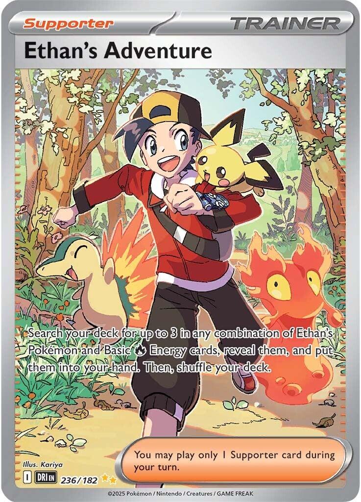 Ethan's Adventure (236/182) [Scarlet & Violet: Destined Rivals] | Card Citadel