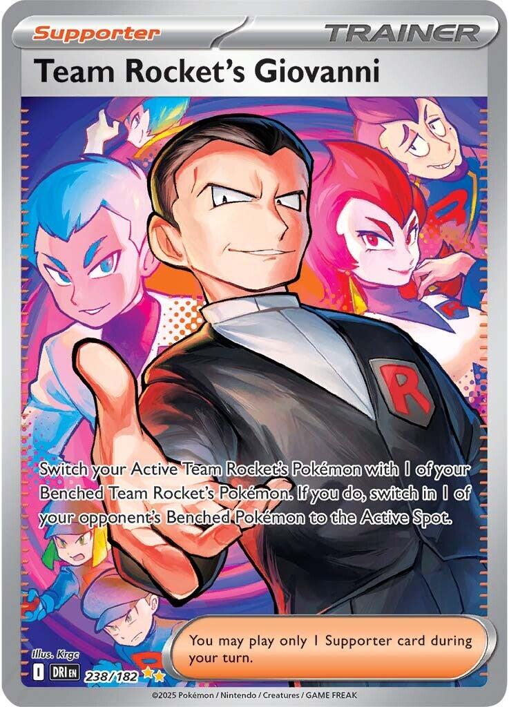 Team Rocket's Giovanni (238/182) [Scarlet & Violet: Destined Rivals] | Card Citadel