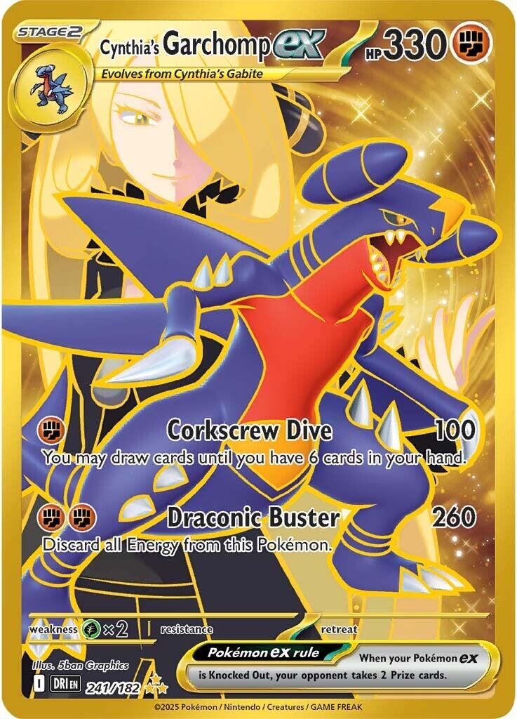 Cynthia's Garchomp ex (241/182) [Scarlet & Violet: Destined Rivals] | Card Citadel