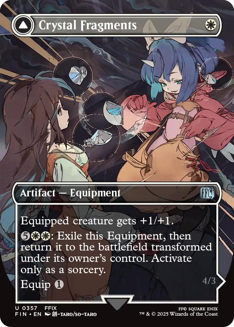 Crystal Fragments // Summon: Alexander (Borderless) [FINAL FANTASY] | Card Citadel