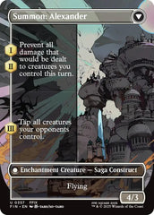 Crystal Fragments // Summon: Alexander (Borderless) [FINAL FANTASY] | Card Citadel