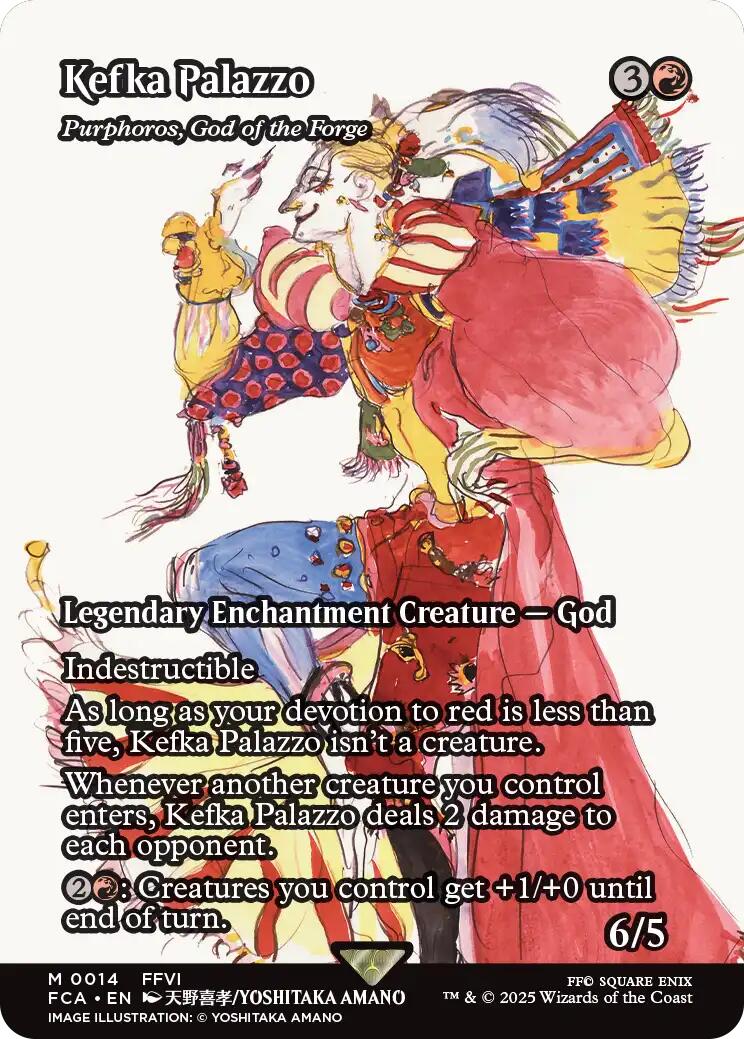 Kefka Palazzo - Purphoros, God of the Forge (Showcase) [FINAL FANTASY : Through the Ages] | Card Citadel