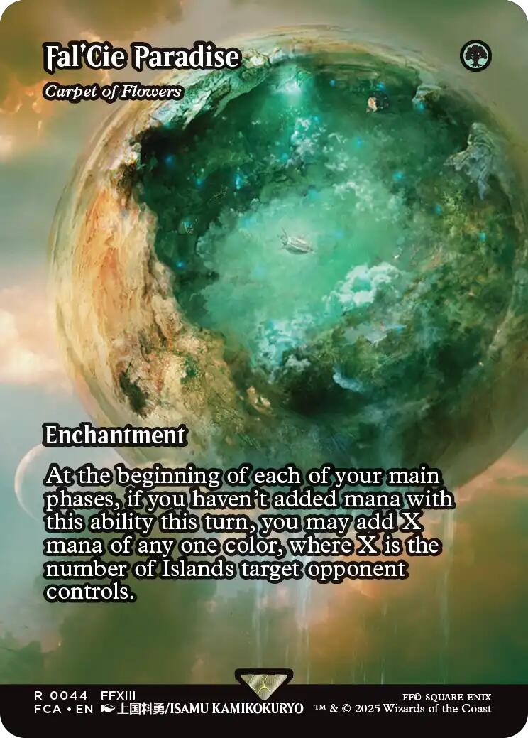 Fal'Cie Paradise - Carpet of Flowers (Showcase) [FINAL FANTASY : Through the Ages] | Card Citadel