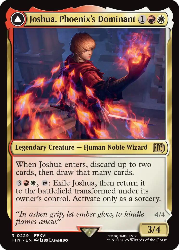 Joshua, Phoenix's Dominant [FINAL FANTASY] | Card Citadel