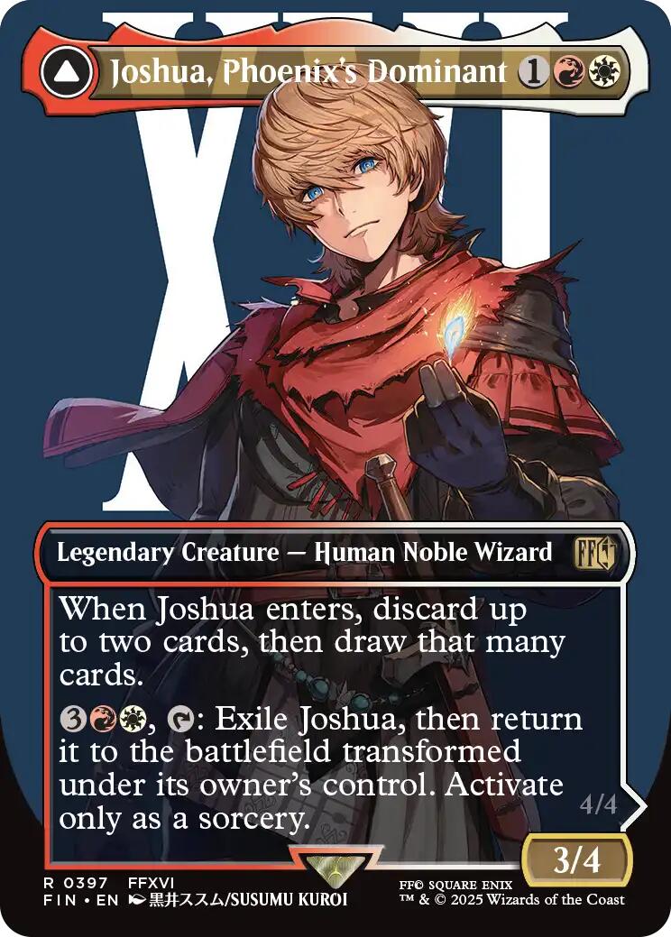 Joshua, Phoenix's Dominant (Borderless) [FINAL FANTASY] | Card Citadel