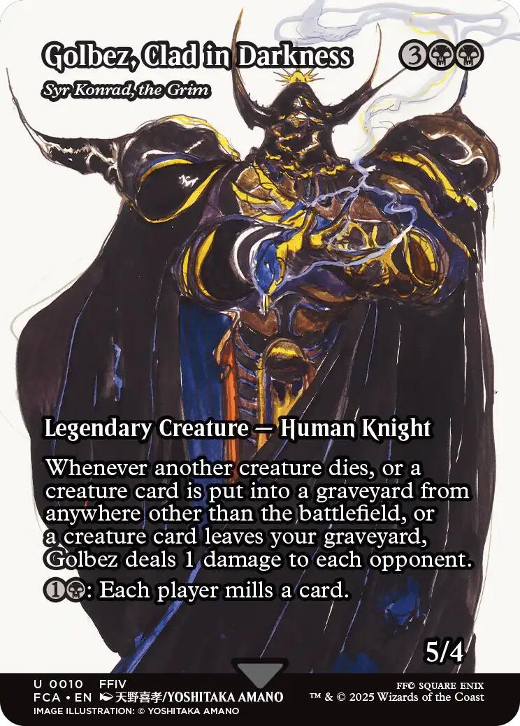 Golbez, Clad in Darkness - Syr Konrad, the Grim (Showcase) [FINAL FANTASY : Through the Ages] | Card Citadel