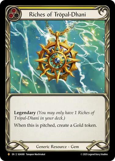 Riches of Tropal-Dhani [SEA000] (High Seas)  Rainbow Foil | Card Citadel