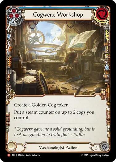 Cogwerx Workshop [SEA014] (High Seas)  Rainbow Foil | Card Citadel