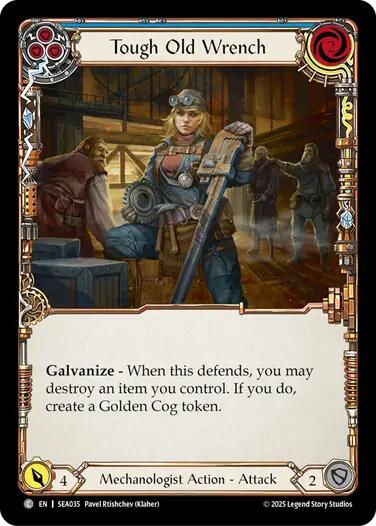 Tough Old Wrench (Blue) [SEA035] (High Seas) | Card Citadel