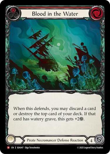 Blood in the Water [SEA047] (High Seas)  Rainbow Foil | Card Citadel