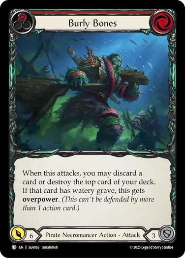 Burly Bones (Red) [SEA065] (High Seas) | Card Citadel
