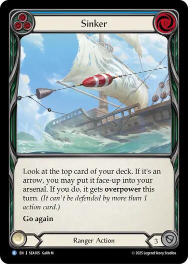 Sinker [SEA105] (High Seas)  Rainbow Foil | Card Citadel
