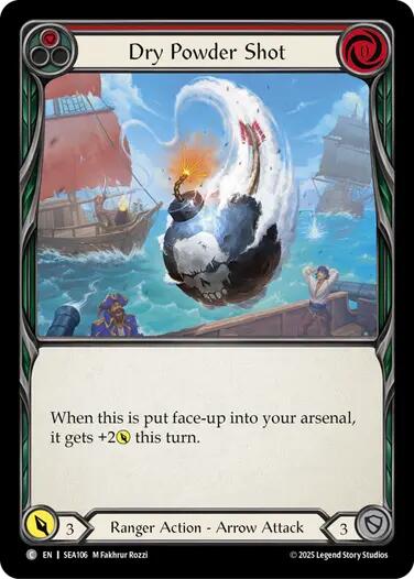 Dry Powder Shot [SEA106] (High Seas)  Rainbow Foil | Card Citadel